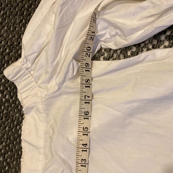 Topshop off shoulder white top, sz8 - Picture 4 of 7